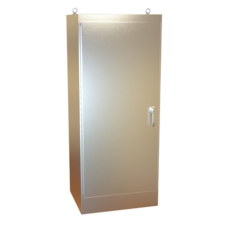 Hammond 3 Point Latch with Padlock Handle Electrical Enclosures, 72 in H, 24 in D, 30 in W, NEMA 4X HN4FS723024S16